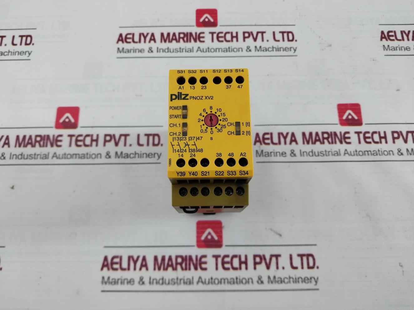 Pilz Pnoz Xv2 30/24Vdc 2N/O 2N/O T Safety Relay 24 Vdc 4.5 W