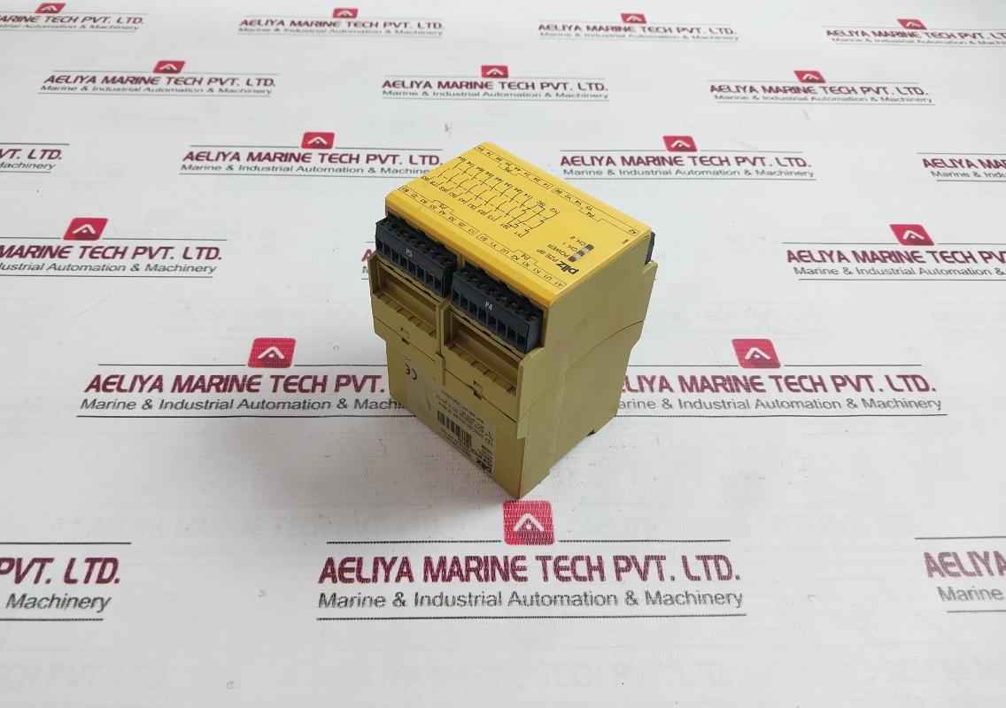 Pilz Pze 9P 24Vacdc 8N/O 1N/C Safety Relay 24Vac/Dc 3Va/3W 50-60Hz