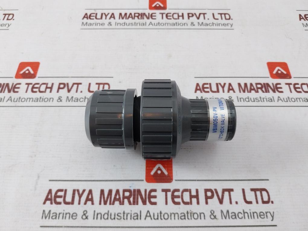 Plast-o-matic Valves Vbm050V-pv Vacuum Breaker 1/2" Check Valve Vbm050V-pv