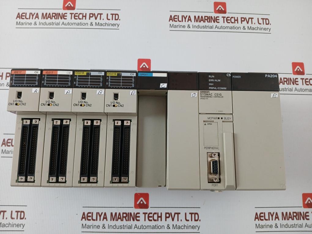 Plc System I/O Unit Assembly C200H-od219, C200H-sp001 Omron C200H-id217