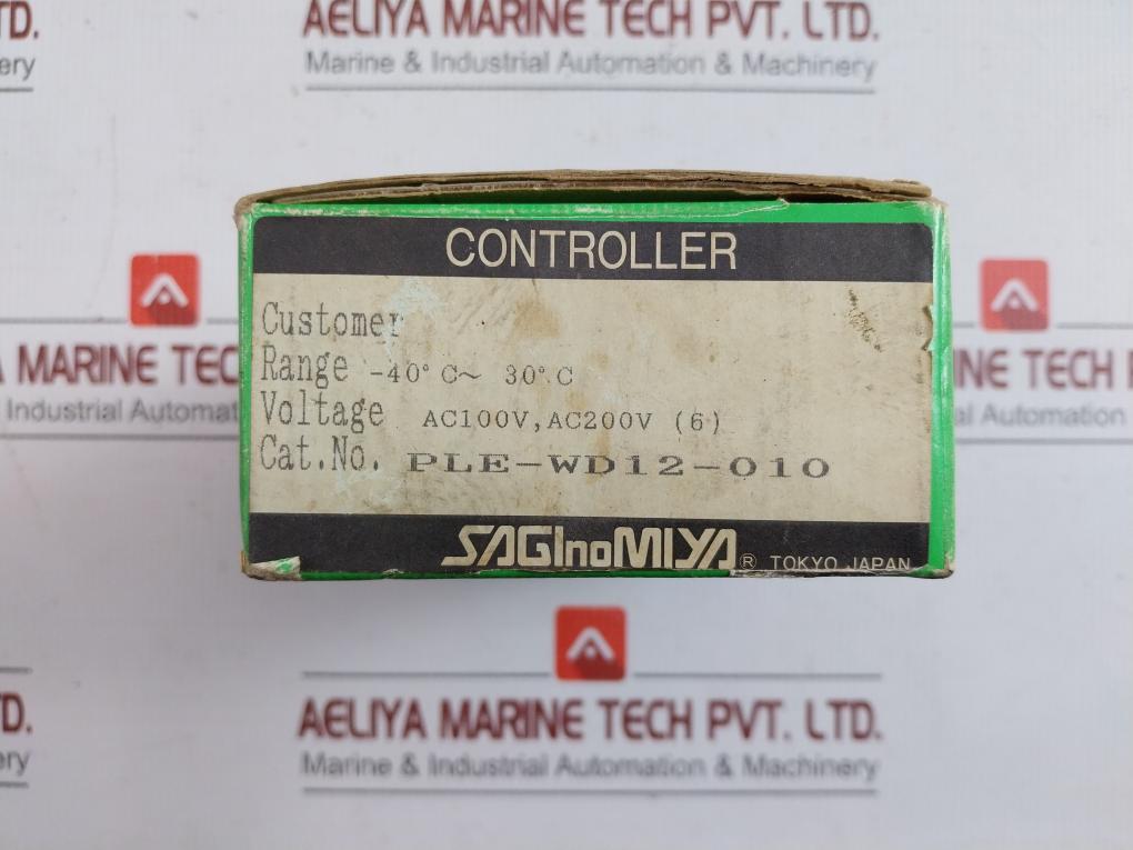 Ple-wd12-010 Digital Thermostat Controller Saginomiya -40°C To 30°C