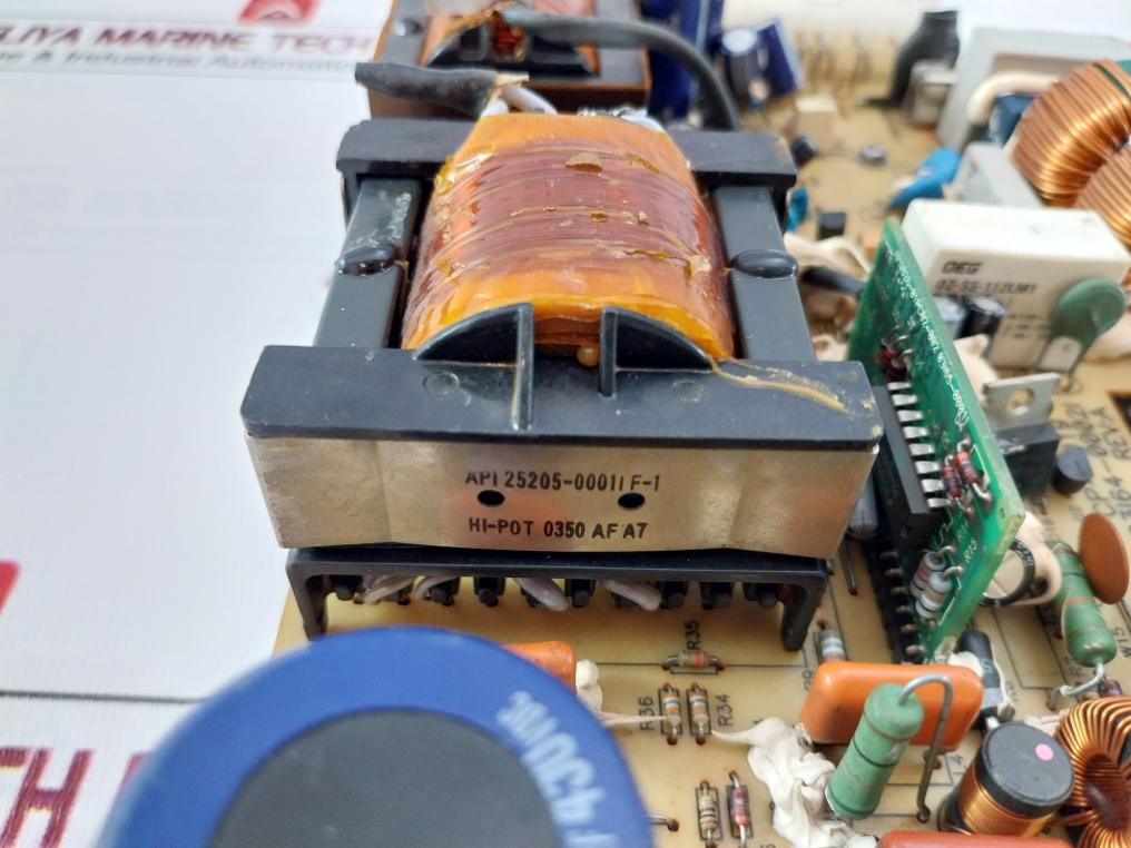 Plotech Api9826-01Pcb2-002 Power Supply Pcb Module E169497 Rev: A 94V-0