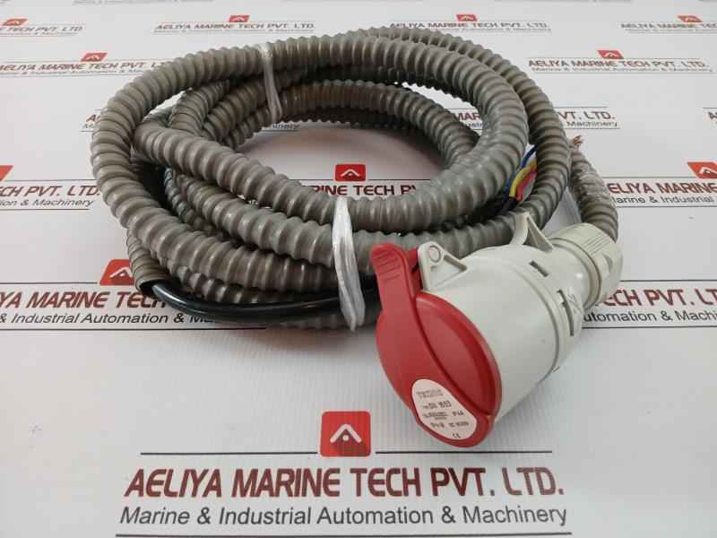 Plug And Socket Assembly Ip44 5 Meter Teknic Isn 1653