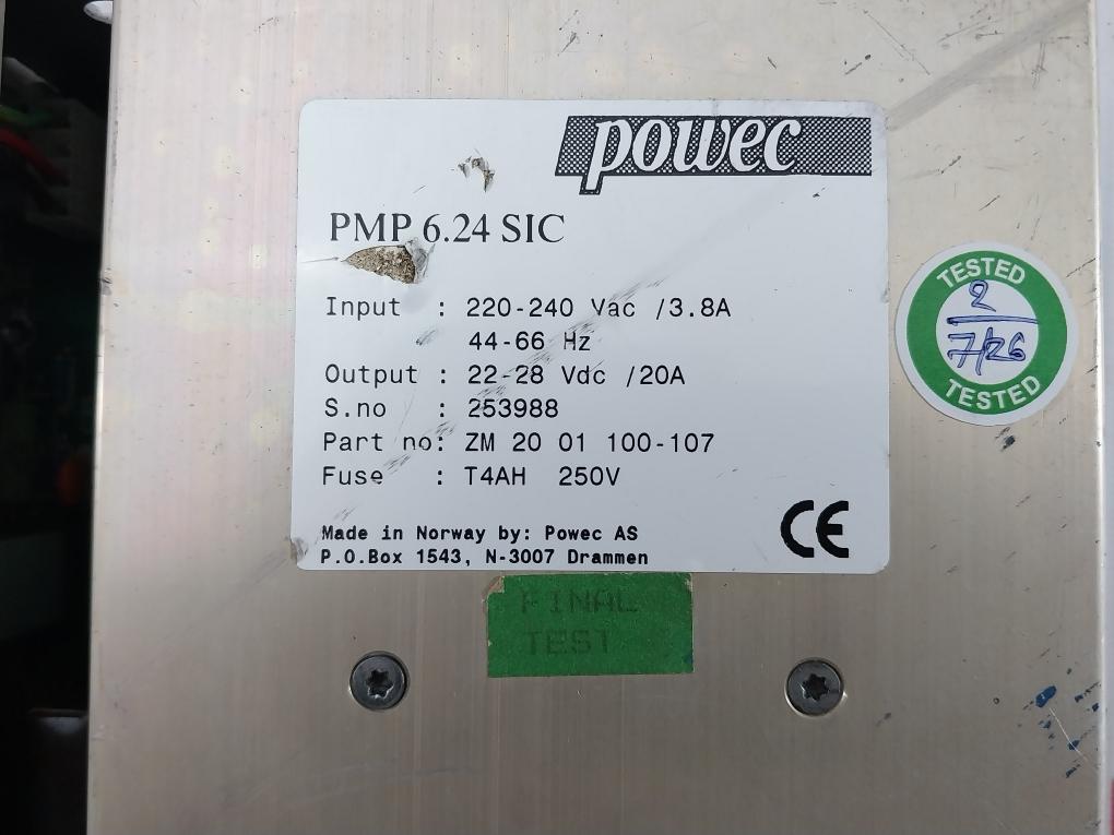 Pmp 6.24 Sic Powec 220-240Vac 3.8A 44-66Hz Power Supply Module