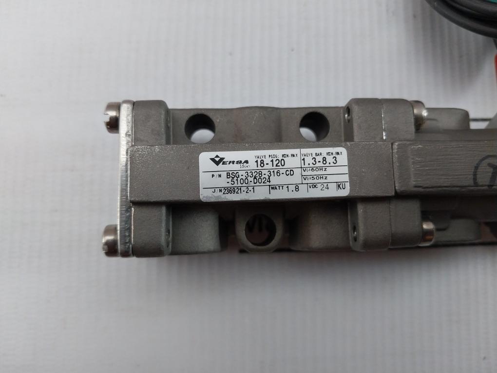 Pneumatic Directional Control Valve Bsg-3328-316-cd-5100-d024 Versa