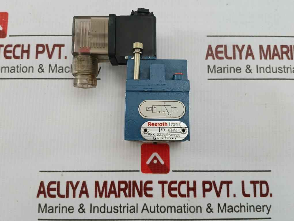 Pneumatic Directional Valve 3722250220 Rexroth 24V Dc 4.8 W