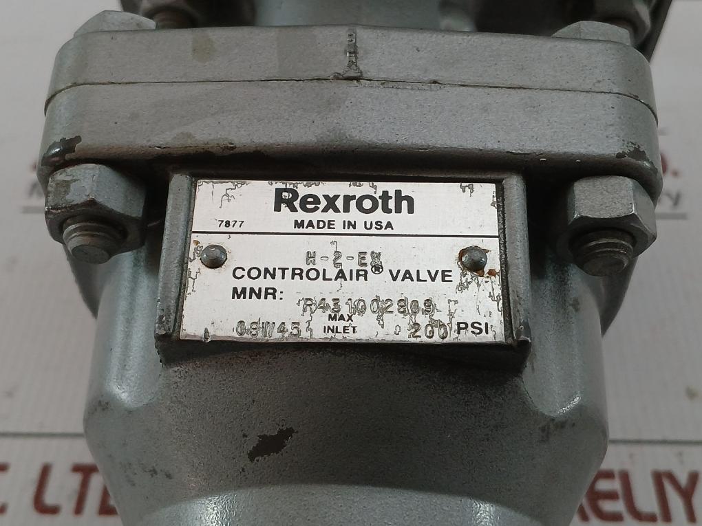 Pneumatic Pressure Regulating Valve H-2-ex Rexroth 200Psi