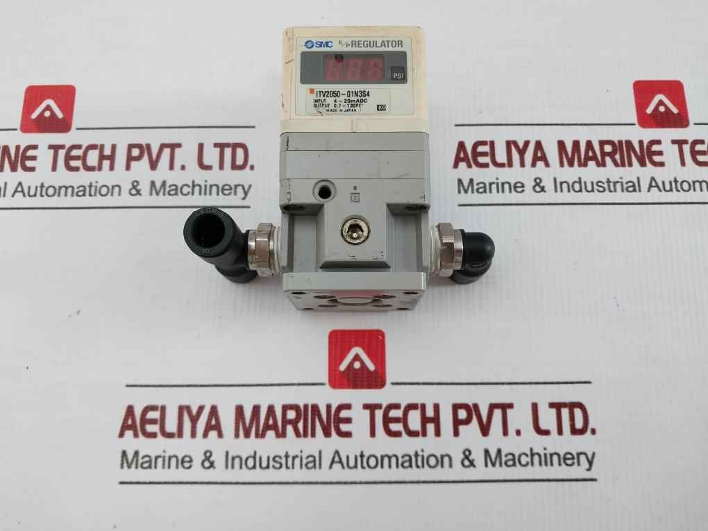 Pneumatic Regulator Input: 4 - 20Madc Smc Itv2050-01N3S4
