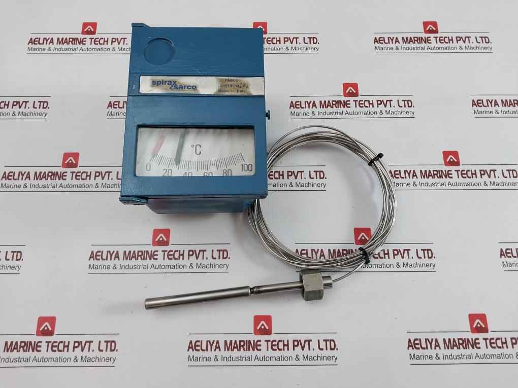 Pneumatic Temperature Controller 663-t5 Spirax Sarco Pn600 0-30 Psi 5-meter