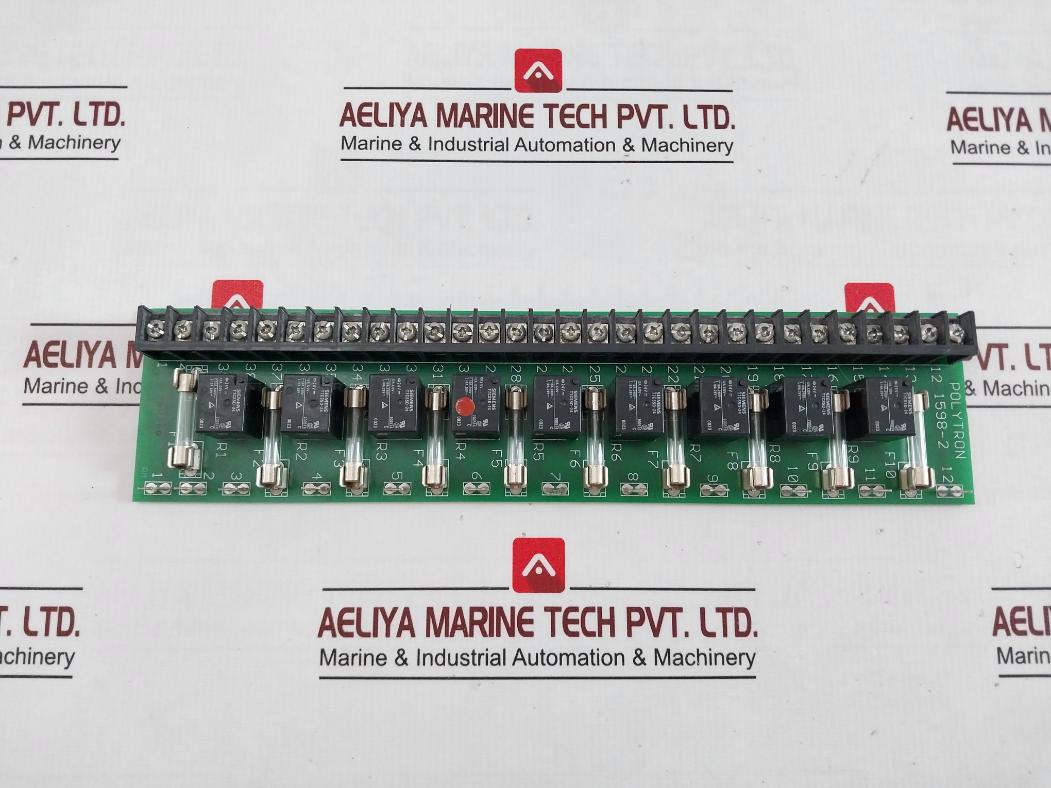 Polytron 1598-2 Pcb For Relay Module 1598C 94V-0