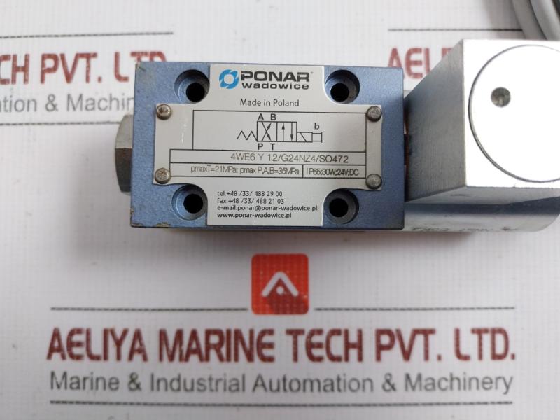 Ponar Plug-in Control Relay Module Ip65 30W 24Vdc 4We6 Y 12/G24Nz4/So472