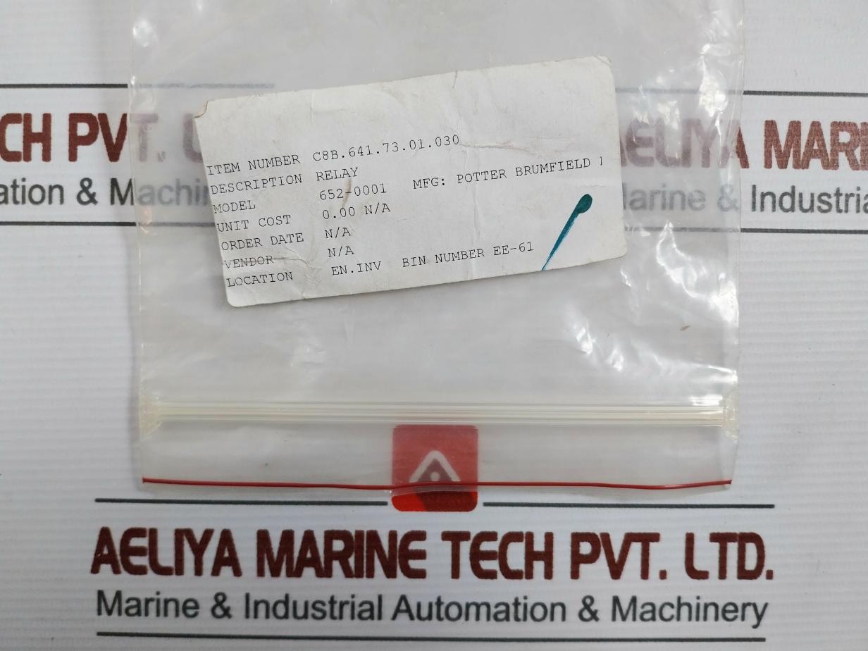 Potter & Brumfield R10-t2P3-v700 Power Relay 24Vdc