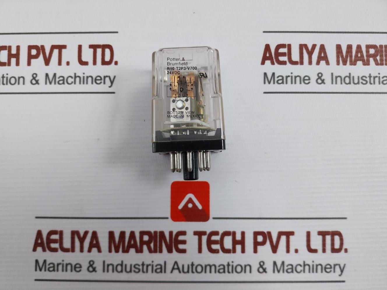 Potter & Brumfield R10-t2P3-v700 Power Relay 24Vdc