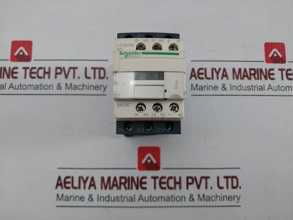 Power-Contactor-690V-50-60Hz-A600-p600-25A-Schneider-Electric-Lc1D09Bd-1