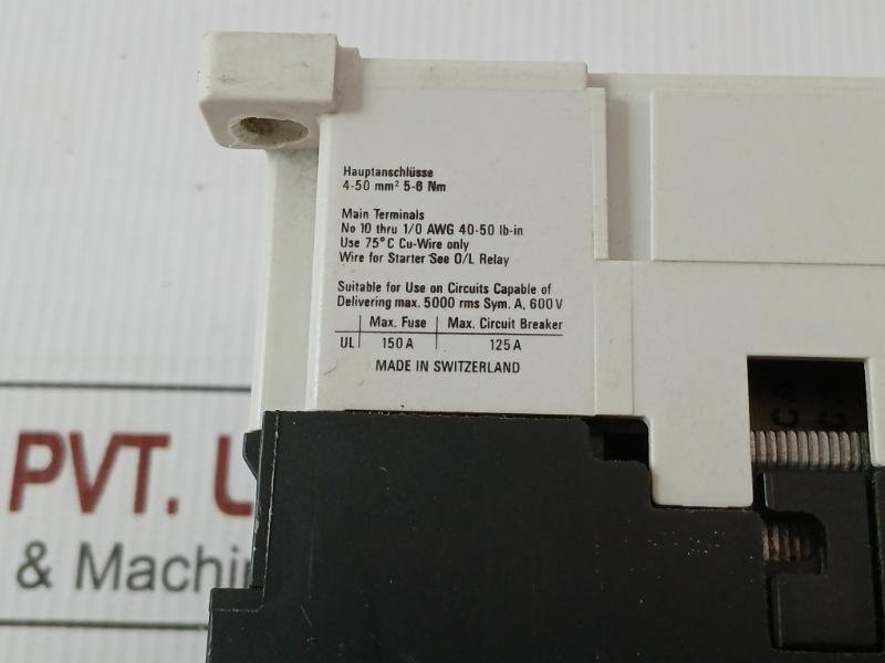 Power Contactor Ca3-60-n-11 Sprecher+Schuh 230V 50/60Hz