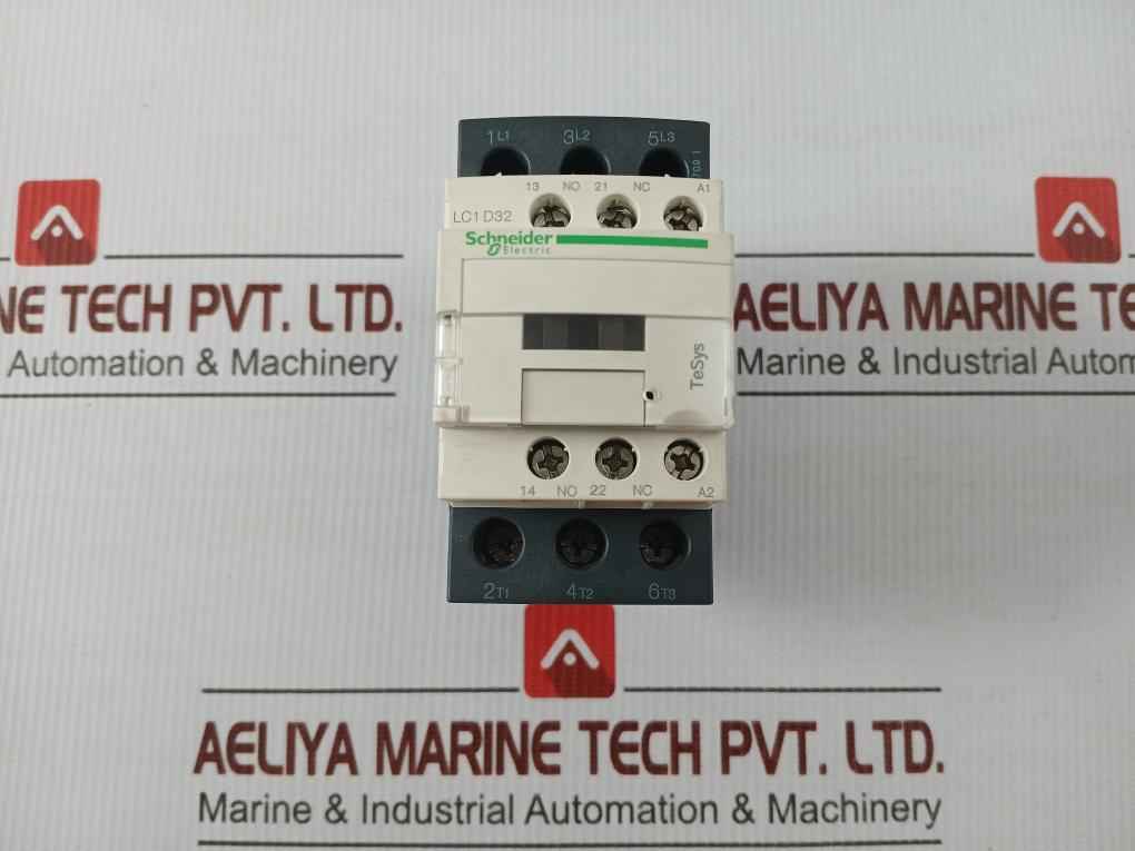 Power Contactor Lc1 D32 Schneider Electric 220V 50/60Hz