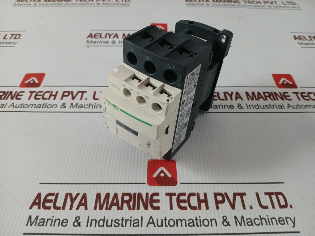 Power Contactor Lc1 D32 Schneider Electric 220V 50/60Hz