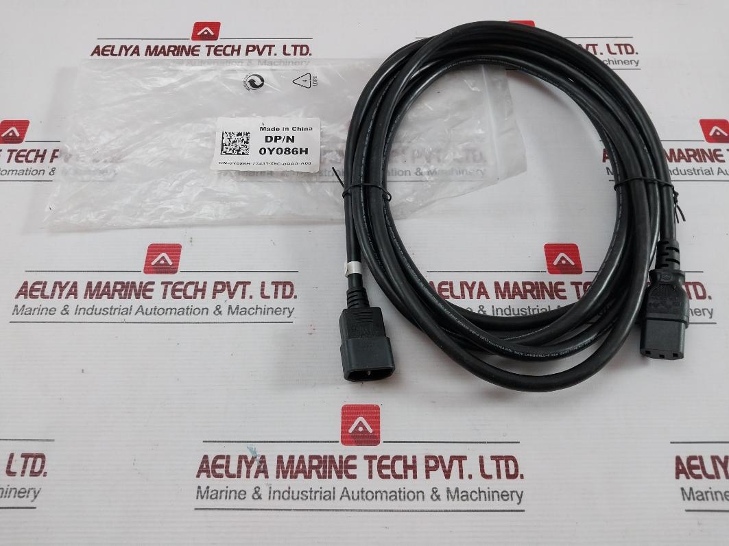 Power Cord Cable 125V 0Y086H 13A Dell