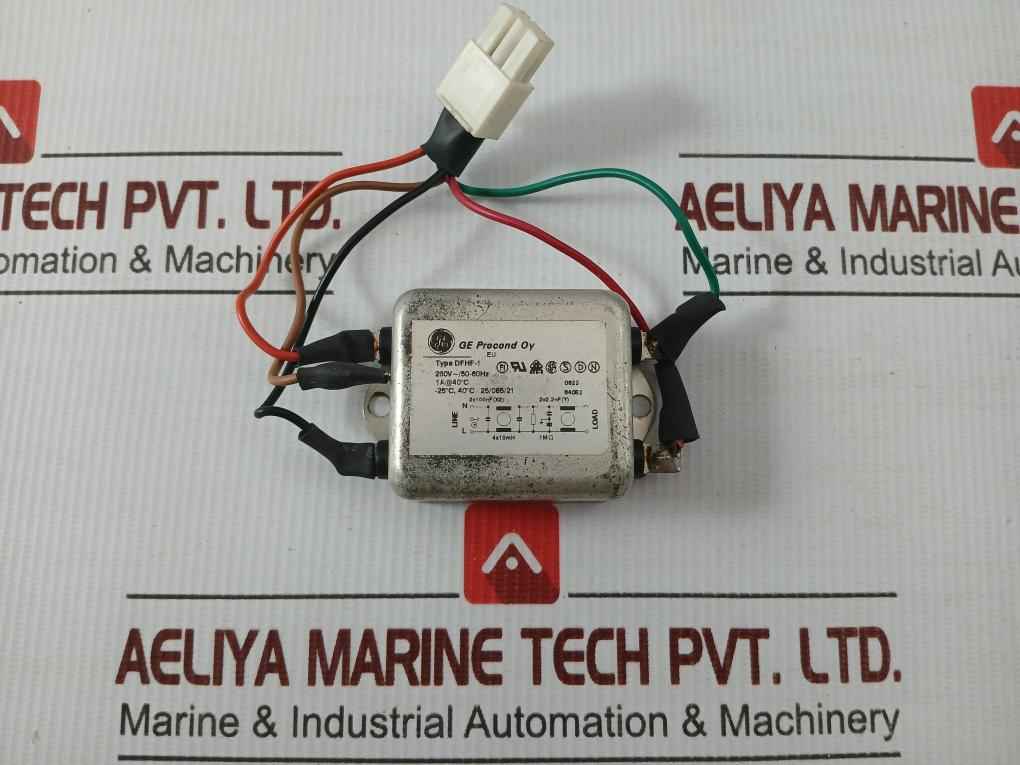 Power Line Filter Dfhf-1 Ge Procond 250V 50-60Hz
