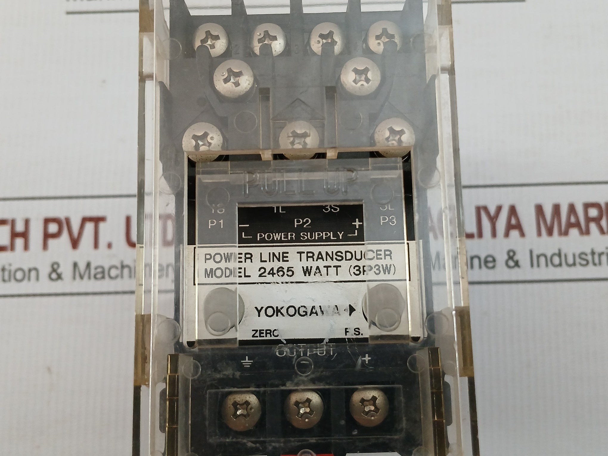 Power Line Transducer Input:-150-0-1000 Kw 50/60Hz Yokogawa 2465 Watt (3P3W) Dc 24 V