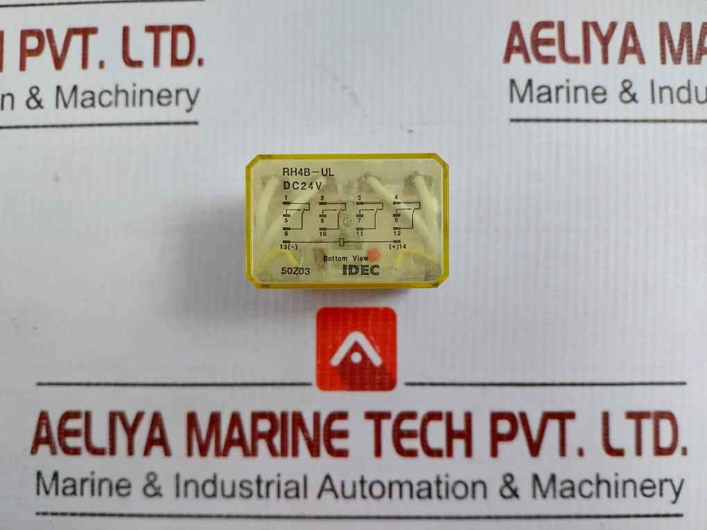Power Relay Plug 24V Dc Part No Rh4B-ul Idec