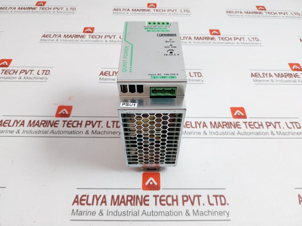 Power Supply 24Vdc 10A Phoenix Contact Quint-ps/1Ac/24Dc/10