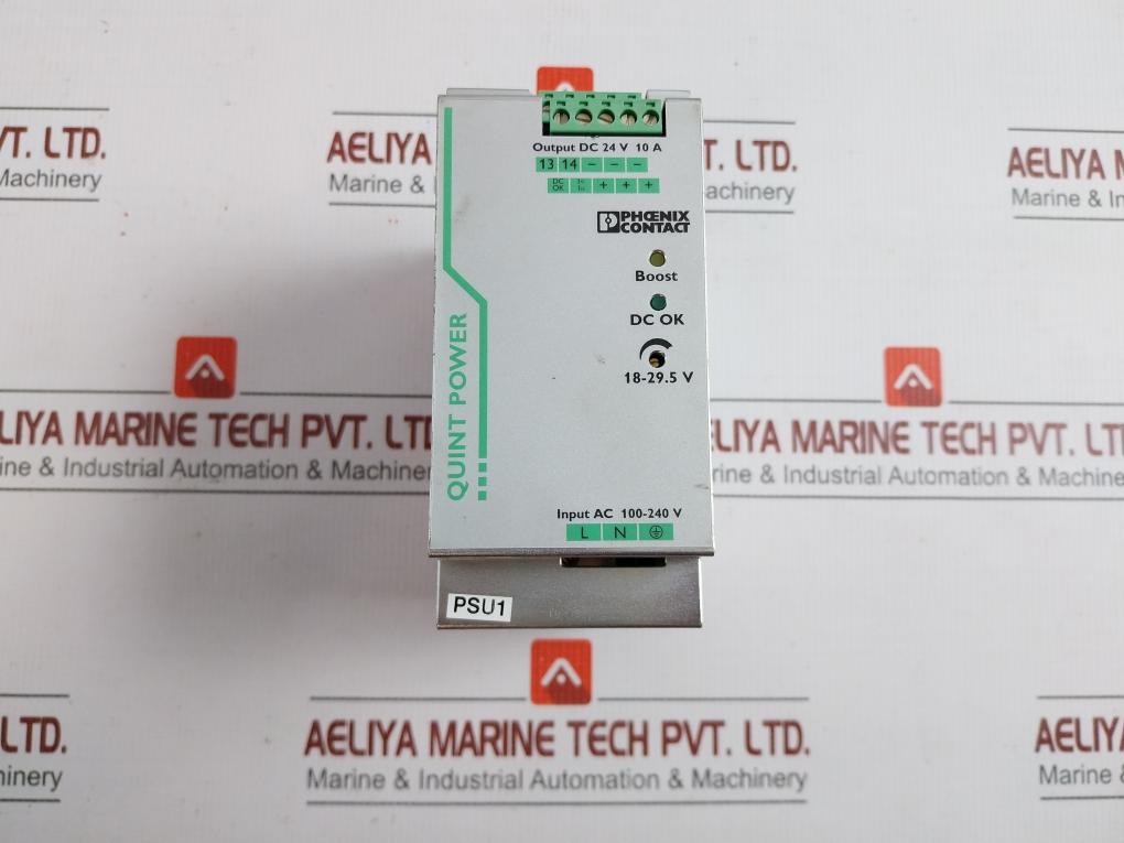 Power Supply 24Vdc 10A Phoenix Contact Quint-ps/1Ac/24Dc/10