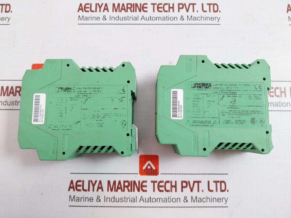 Power Supply Class 2 Mini-ps-100-240Ac/2X15Dc/1 Phoenix Contact