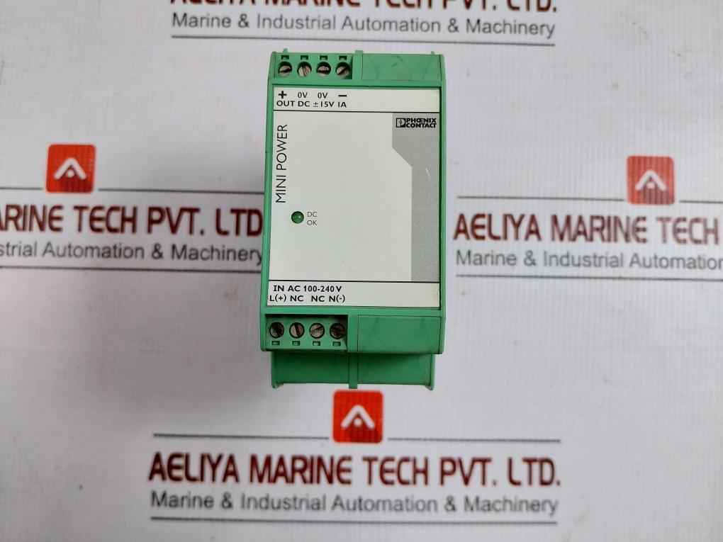Power Supply Class 2 Mini-ps-100-240Ac/2X15Dc/1 Phoenix Contact