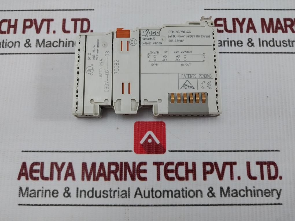 Power Supply Filter 24V Dc Wago 750-626