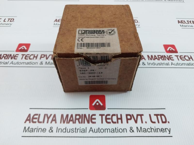Power Supply Input- Ac 100-240V Phoenix Contact Step-ps/1Ac/24Dc/2.5