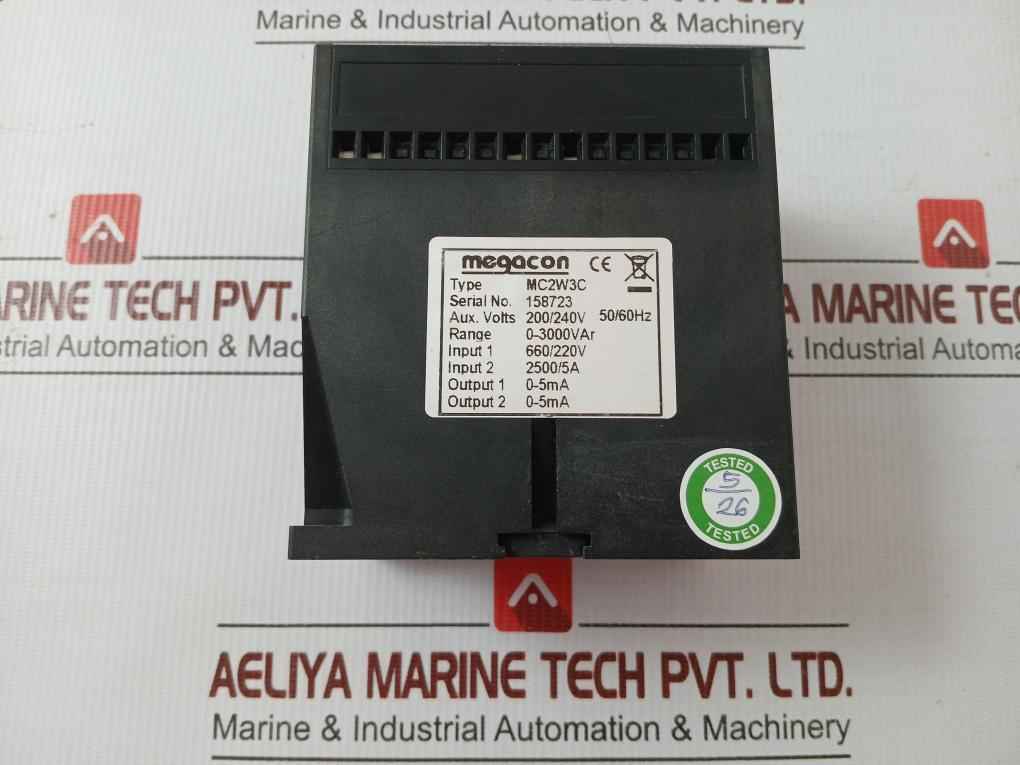 Power Transducer 200/240V 50/60Hz Megacon Mc2W3C