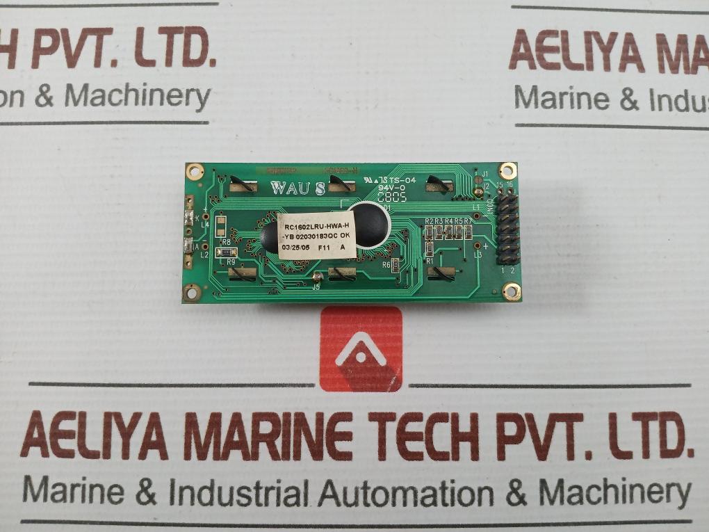 Powertip-Rc1602Lru-hwa-h-02030183Qc-Display-Pcb-Module-PC1602-H-210236-2