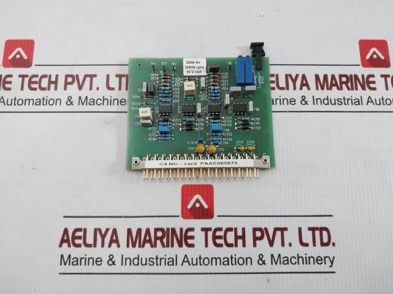 Ppl 81824 Ntc-card Wartsila 3000 Hz 30000 Rpm 10 V Out