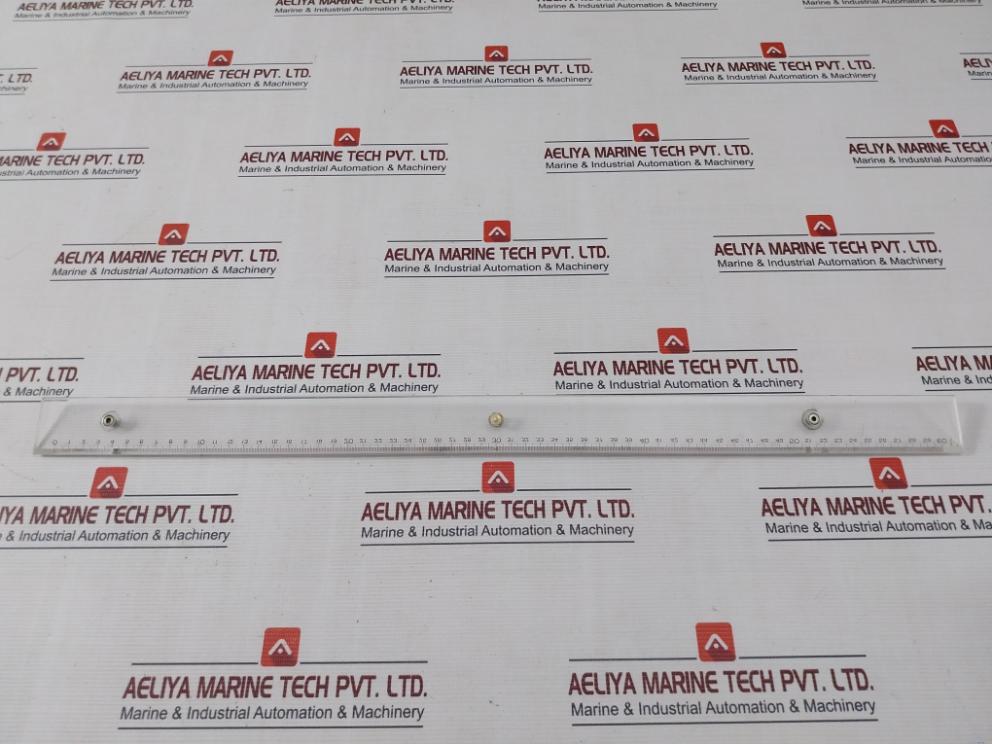 Pr-1111 Acrylic Measuring Ruler With Mounting Studs 24"/60Cm