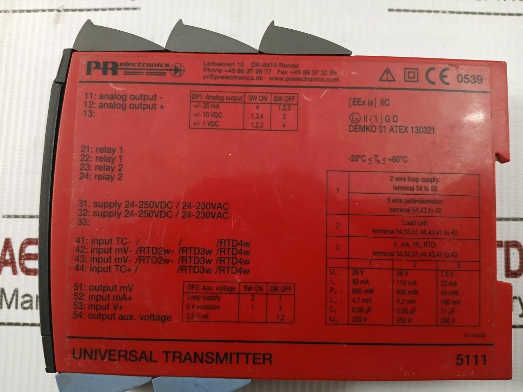 Pr-Electronics-24-250V-Dc-Universal-Transmitter-5111-208033-9