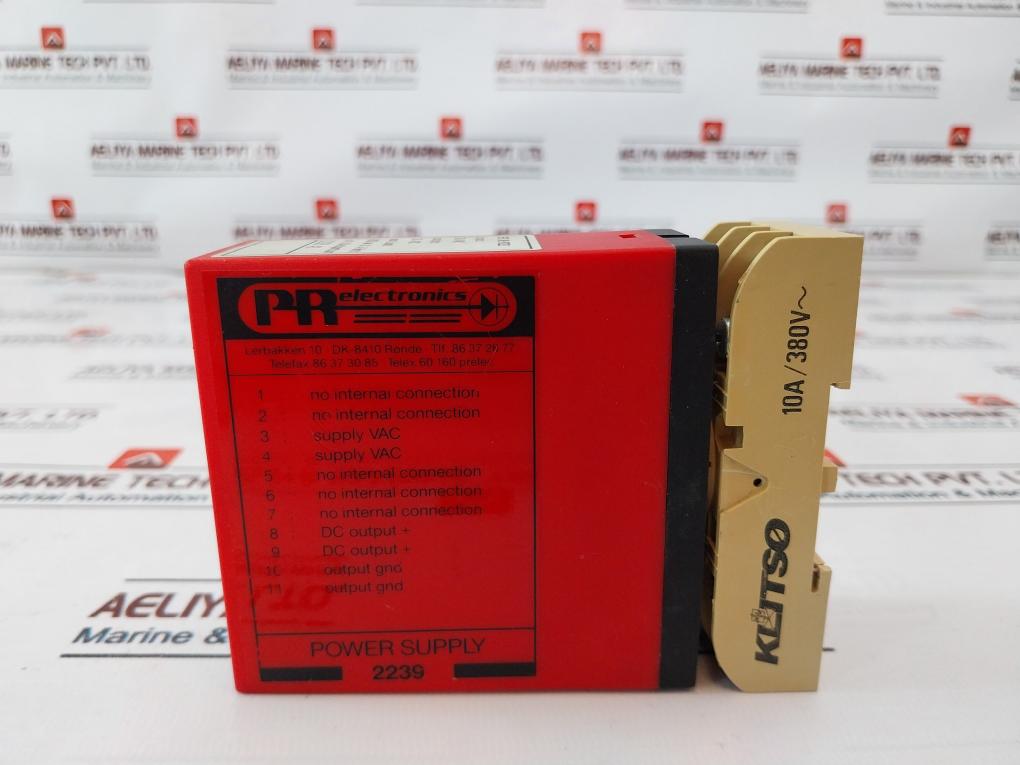 Pr Electronics 2239 Power Supply With Base 10A/380V 24 Vdc