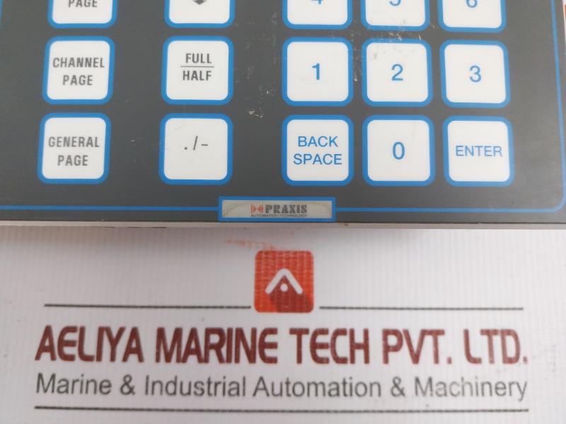 Praxis Automation Operator Interface Panel 98.6.020.600D 24V