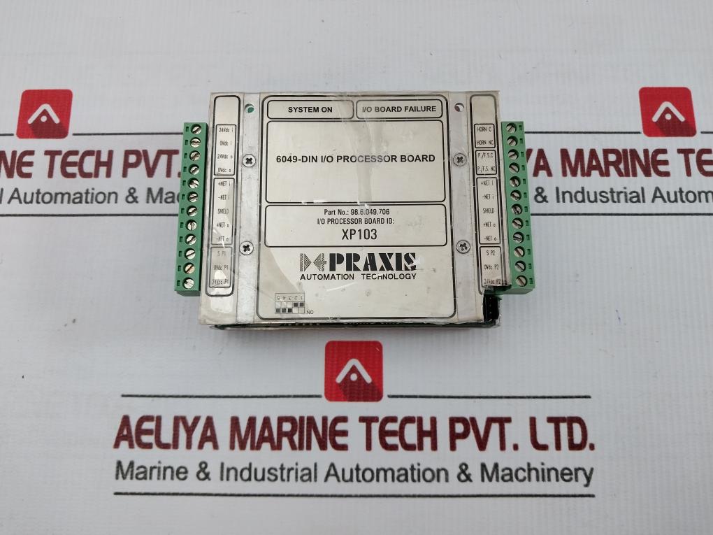 Praxis Automation I/O Processor Module 24Vdc 98.6.049.706