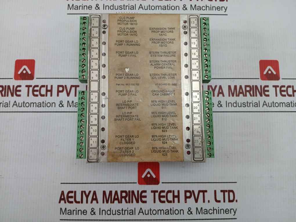 Praxis Automation Rev D Input/Output Control Interface Module 98.6.032.702
