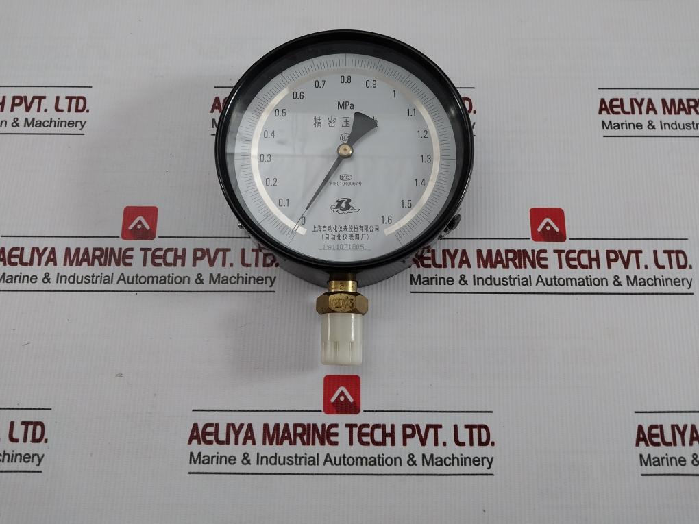 Precision Pressure Gauge Yb-150A B Shanghai 0 To 1.6 Mpa