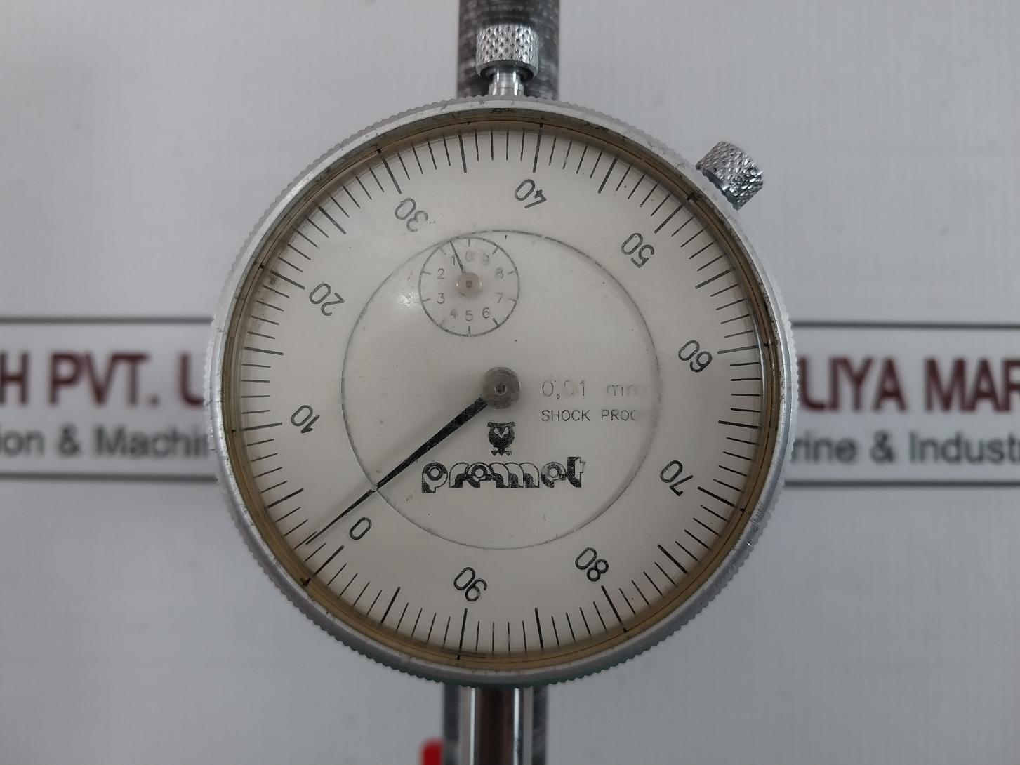 Premet Rpt97 86 Dial Gauge Precision Tool Mdaq-10/1 Rp T 97 86 0,01Mm