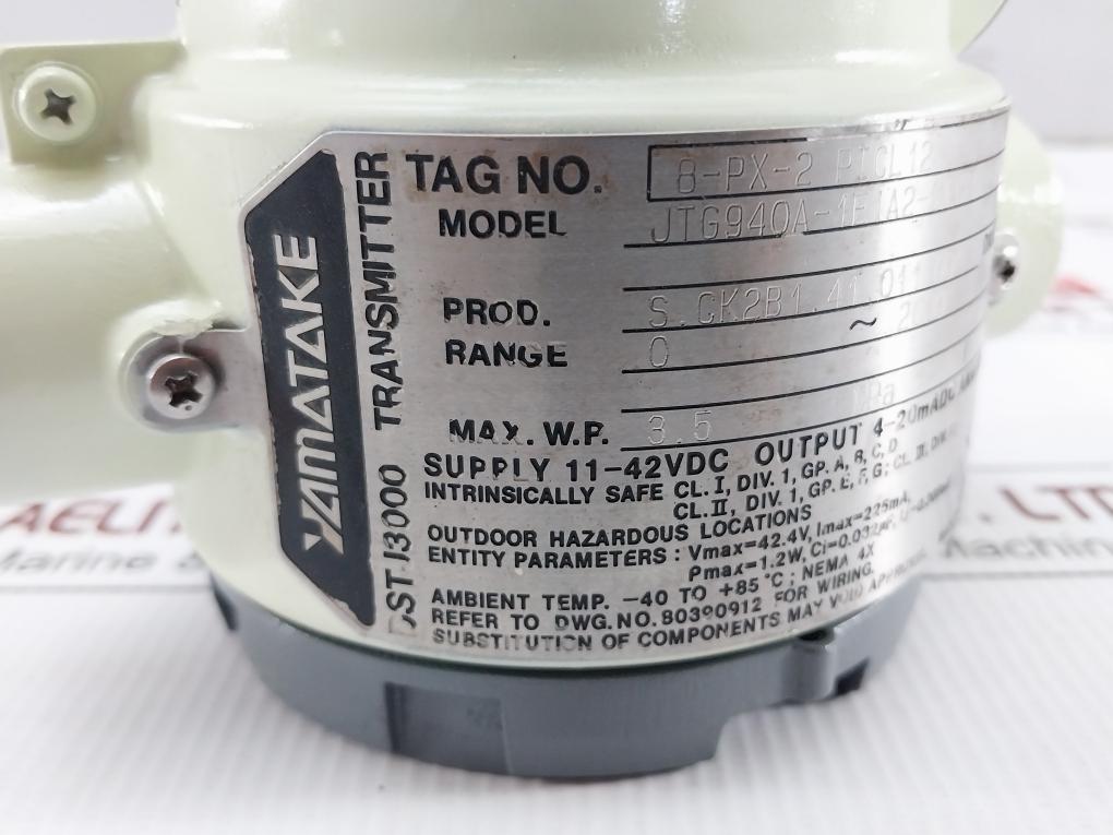 Pressure-Transmitter-0-2000-Kpa-11-42Vdc-Yamatake-JTG940A-1E1A2-CXXX1-T1-209853-11