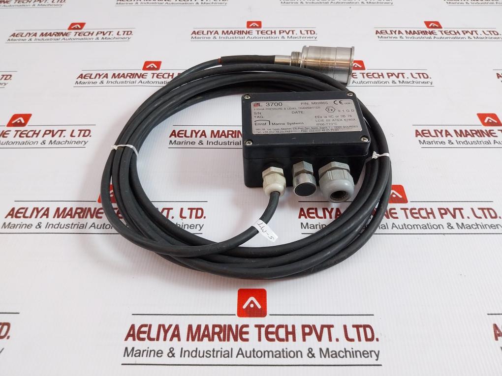 Pressure And Level Transmitter Pl 3700 Enraf Marine 1354 Mbar 5-meter