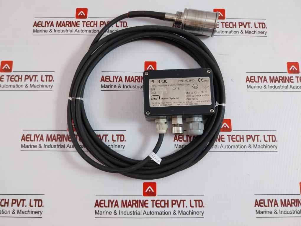 Pressure And Level Transmitter Pl 3700 Enraf Marine 1354 Mbar 5-meter