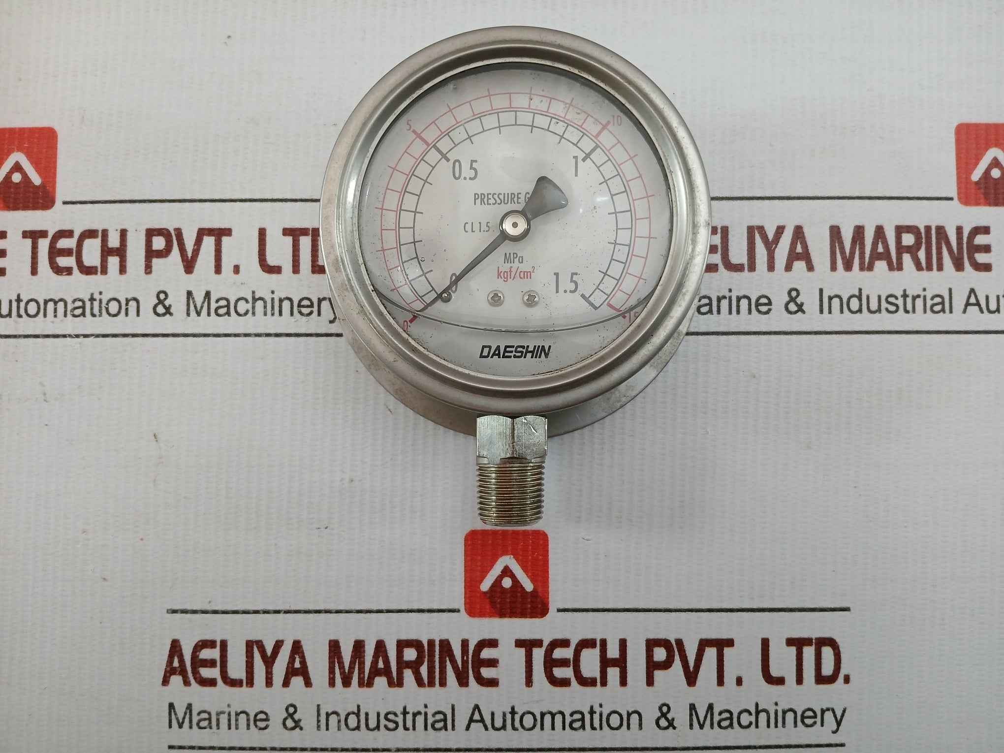 Pressure Gauge 0-15 Kgf/Cm2,0-1.5 Mpa Daeshin 390 Gm