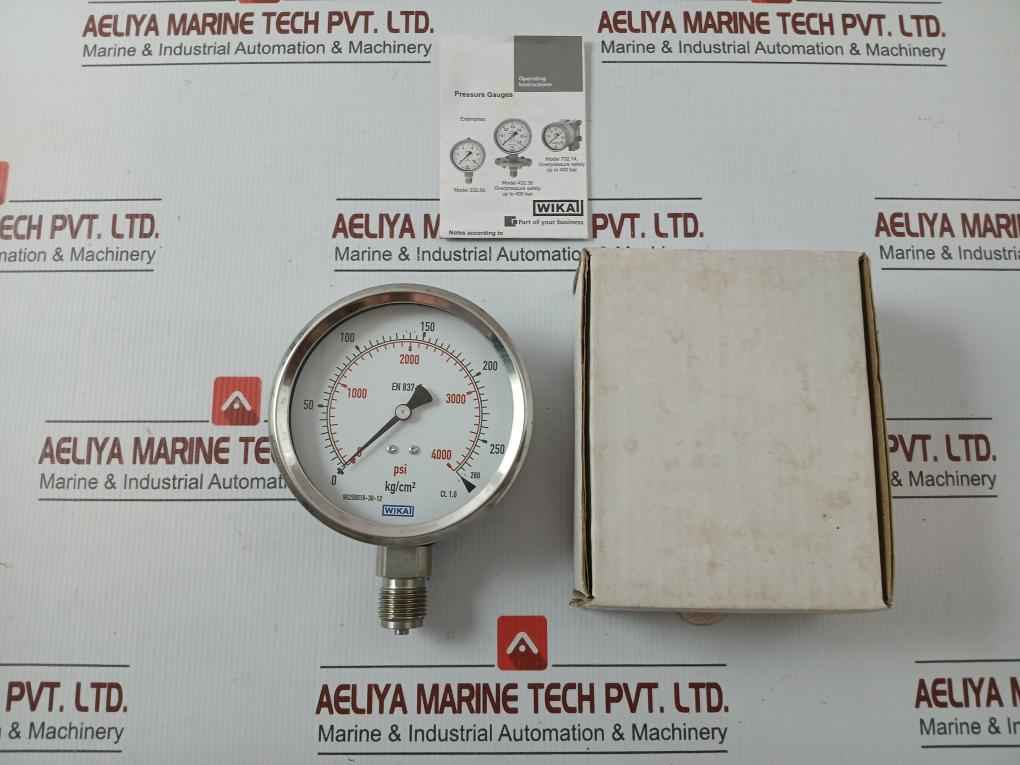 Pressure Gauge 0-280 Kg/Cm2 En 837-1 Wika