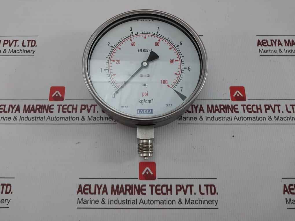 Pressure Gauge 230.20.160 Wika 0-100Psi