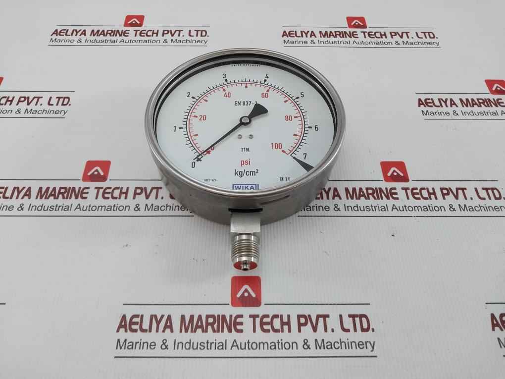 Pressure Gauge 230.20.160 Wika 0-100Psi
