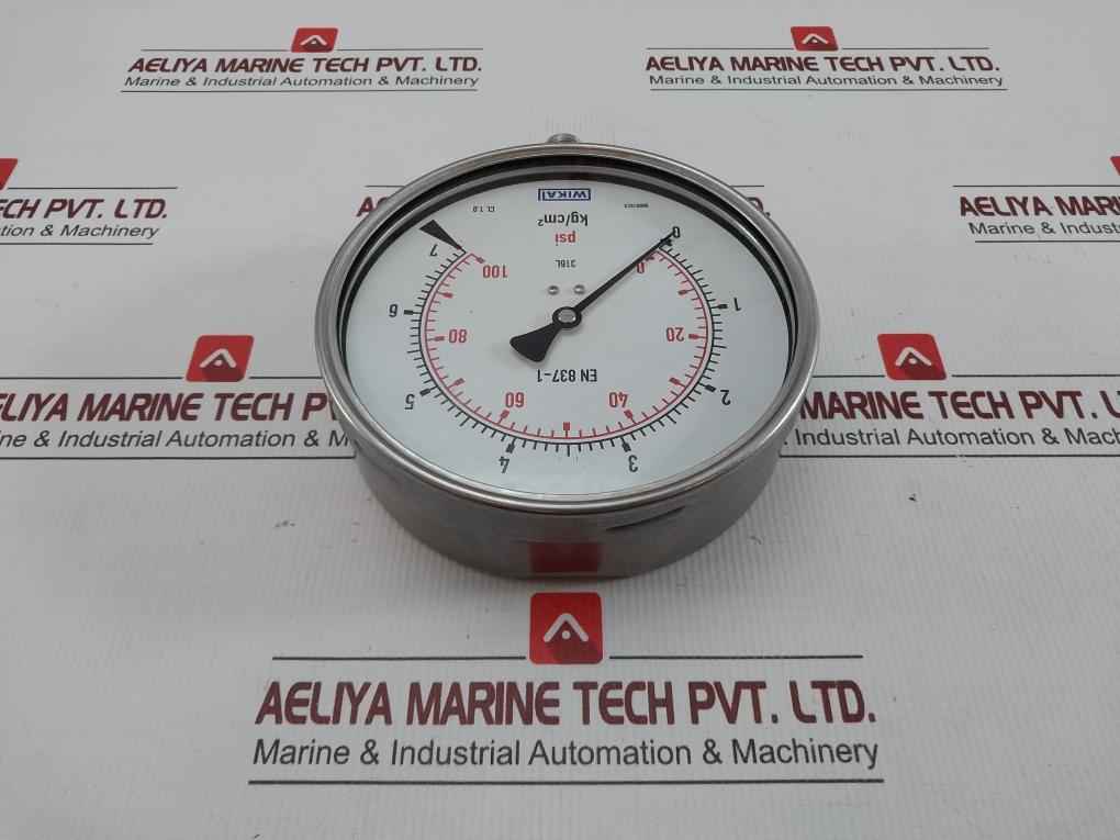 Pressure Gauge 230.20.160 Wika 0-100Psi